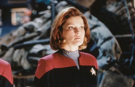 John Savage and Kate Mulgrew in Star Trek Voyager