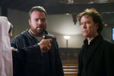 Sofia Pernas, Drew Powell, Timothy Hutton in Leverage = 'The Boy's Night Out Job'