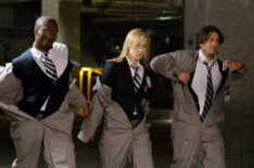 Leverage - Aldis Hodge, Beth Riesgraf, Christian Kane in 'The Long Goodbye Job' - Season 5, Episode 15