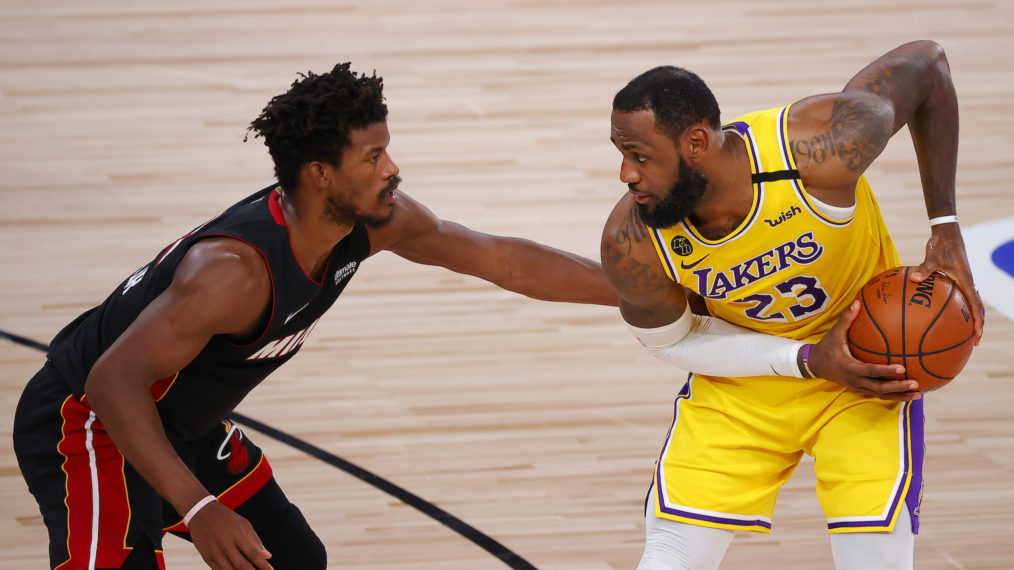 Miami Heat Jimmy Butler LeBron James Los Angeles Lakers