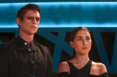 Ben Radcliffe as Ralen and Priscilla Quintana as Jax in Pandora - Season 2 Premire