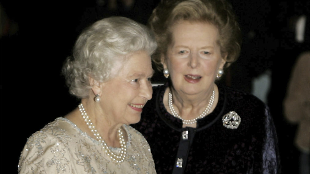 Queen Elizabeth II and Margaret Thatcher