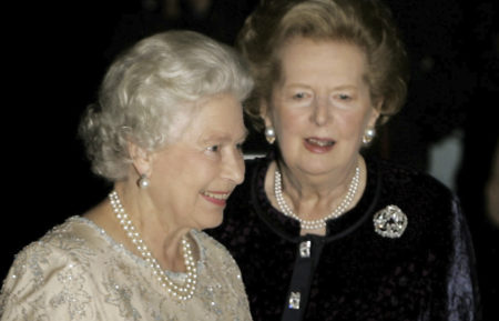 Queen Elizabeth II and Margaret Thatcher