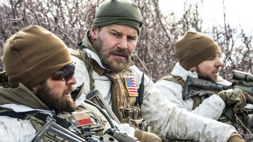 AJ Buckley David Boreanaz Max Thieriot SEAL Team Season Premiere