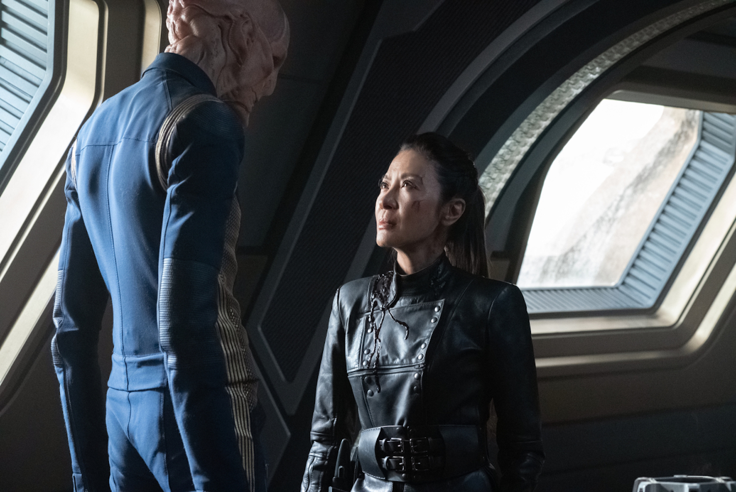 Doug Jones Michelle Yeoh Star Trek Discovery Season 3 Episode 2 Saru Georgiou