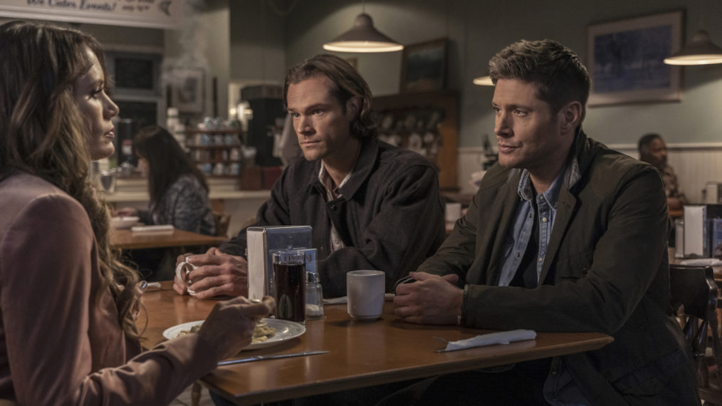 Supernatural Season 15 Episode 15 Gimme Shelter Emily Swallow Jared Padalecki Jensen Ackles