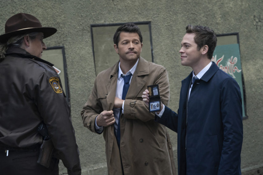 Castiel Jack Fake FBI Case Sheriff Supernatural 1515