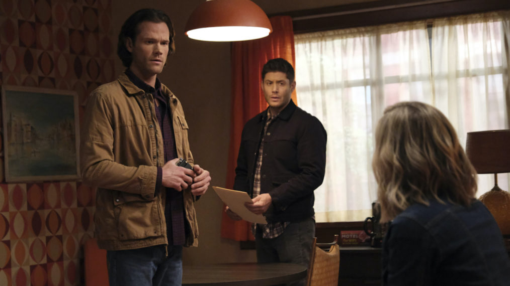 Jared Padalecki Jensen Ackles Supernatural Season 15 Episode 16 Kelsey Crane