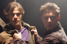 Jared Padalecki and Jensen Ackles as Sam and Dean Winchester in the Supernatural pilot