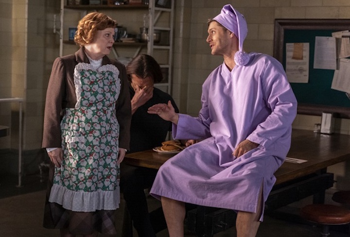 Mrs. Butters and Dean discuss Jack staying in the bunker