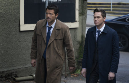 Supernatural Misha Collins Alexander Calvert Season 15 Episode 15 Castiel Jack