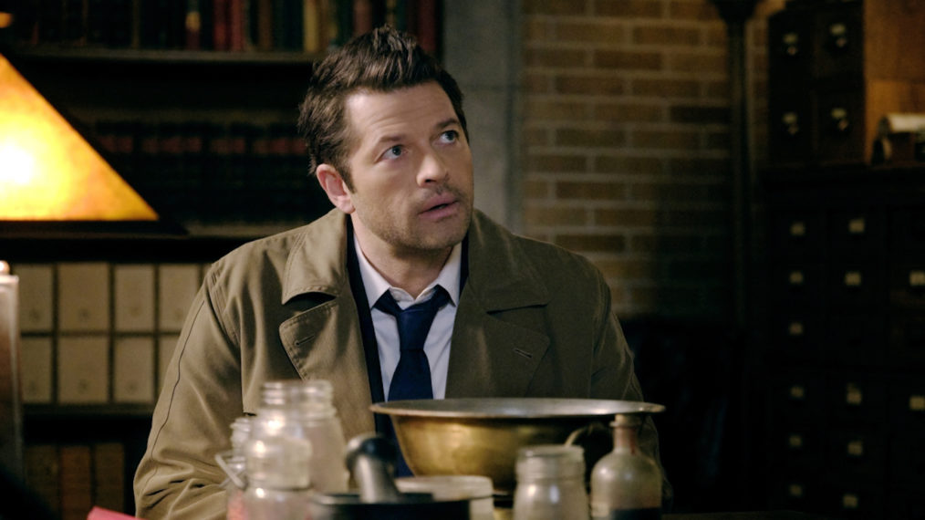 Misha Collins - Castiel on Supernatural Season 15 Episode 13 - 'Destiny's Child'