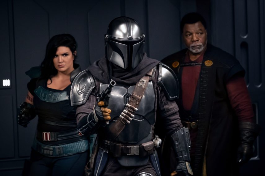 The Mandalorian Season 2 Gina Carano Pedro Pascal Carl Weathers