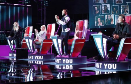 The Voice Season 19 Kelly, Gwen, John, Blake