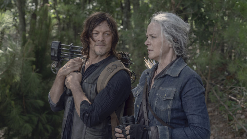 Norman Reedus Melissa McBride The Walking Dead Daryl Carol