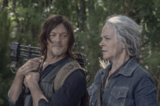 Norman Reedus as Daryl and Melissa McBride as Carol in The Walking Dead - Season 10, Episode 6