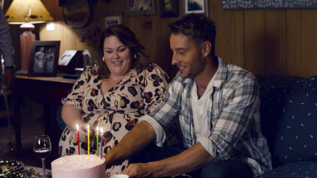 Chrissy Metz as Kate and Justin Hartley as Kevin in This Is Us - Season 5