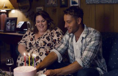 Chrissy Metz as Kate and Justin Hartley as Kevin in This Is Us - Season 5