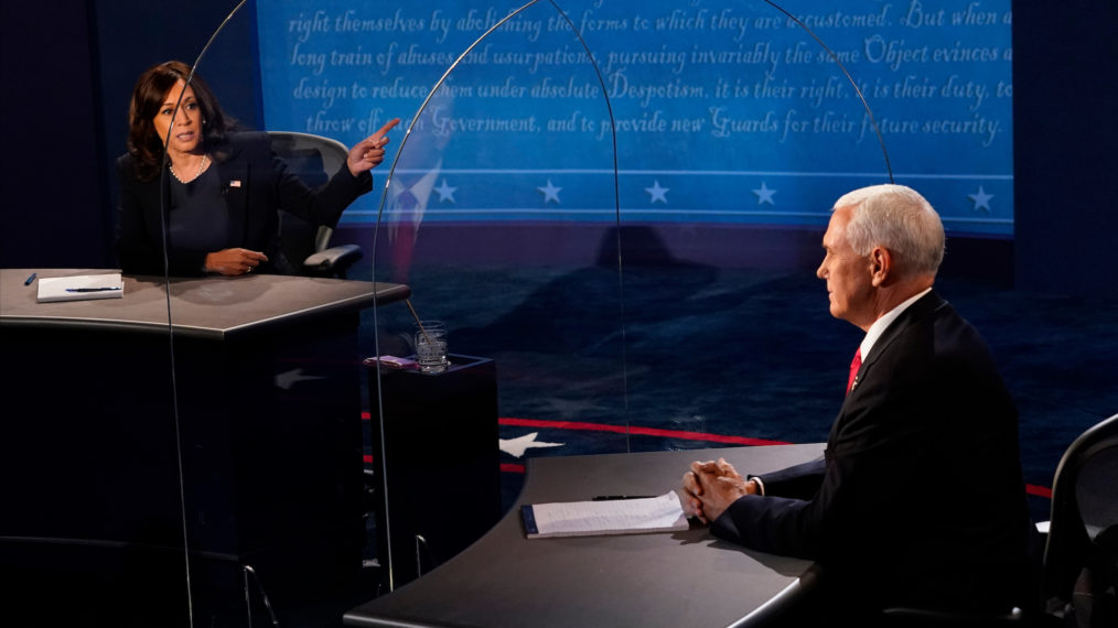 Mike Pence And Kamala Harris Take Part In Vice Presidential Debate