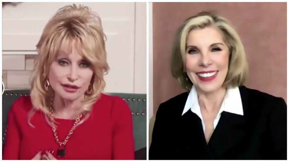 Christmas on the Square, Dolly Parton, Christine Baranski