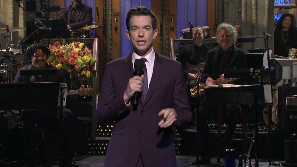 John Mulaney delivers his opening monologue on October 2020 SNL