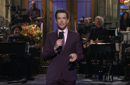 John Mulaney delivers his opening monologue on October 2020 SNL