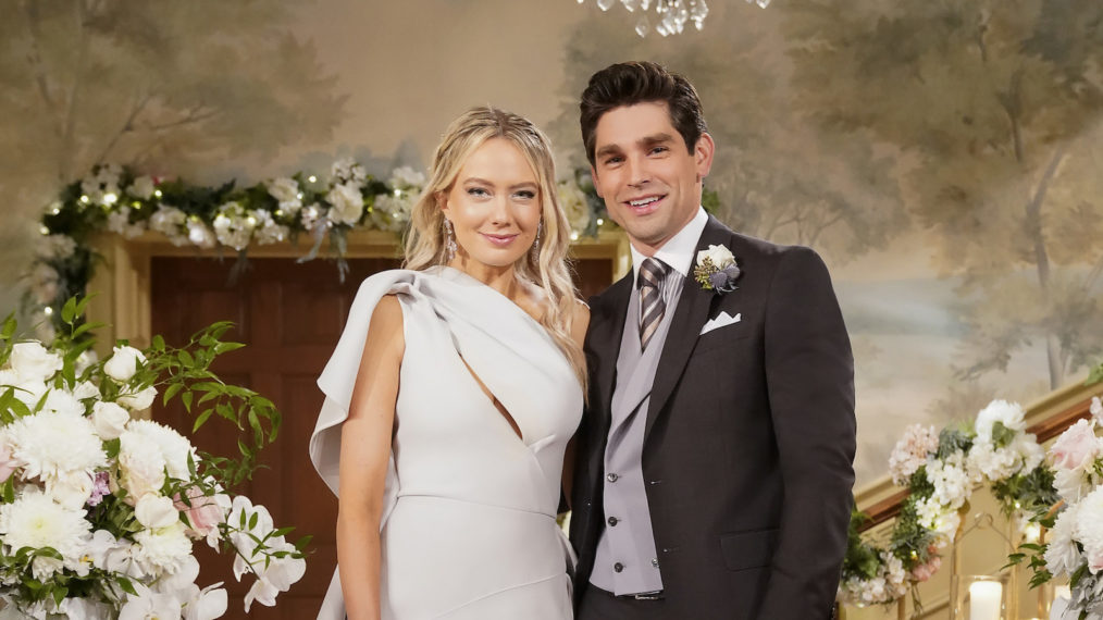 Melissa Ordway and Justin Gaston