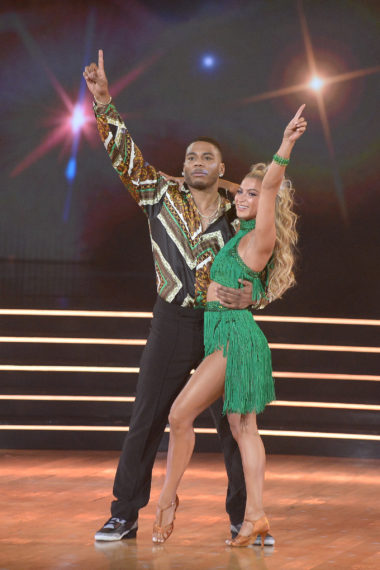 Nelly and Dani on Dancing With the Stars