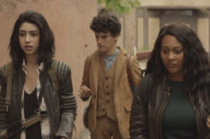 'TWD: World Beyond's Alexa Mansour & Aliyah Royale on the Finale, Romance, & Season 2