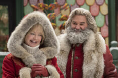 Goldie Hawn as Mrs. Claus and Kurt Russell as Santa Claus in 'The Christmas Chronicles: Part Two'