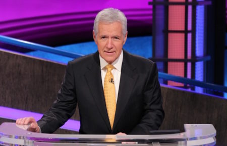 Alex Trebek Jeopardy Host Podium Gallery Photo