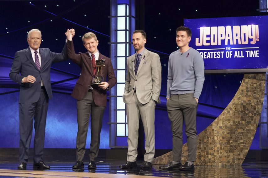 Alex Trebek Ken Jennings Brad rutter James Holzhauer Jeopardy