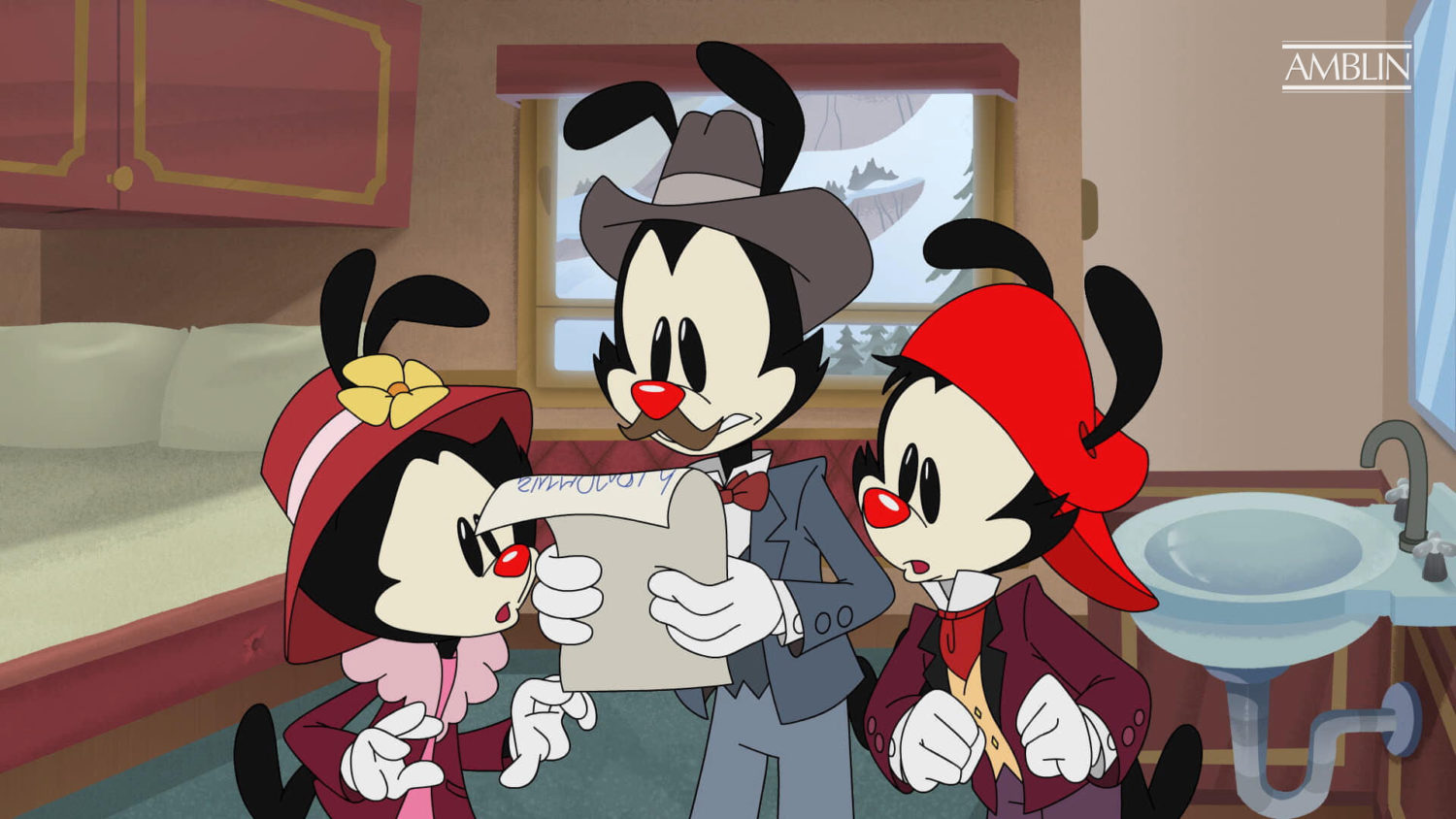 Animaniacs in 1800s attire