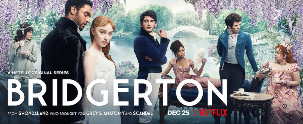 Affiche officielle Bridgerton sur Netflix