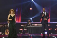 Reba McEntire and Darius Rucker at the CMA Awards