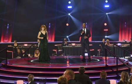 Reba McEntire and Darius Rucker at the CMA Awards