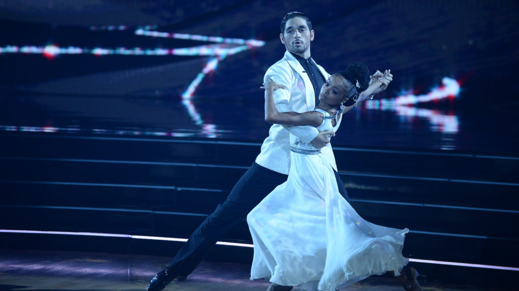Alan Bersten and Skai Jackson in Dancing With the Stars Season 29
