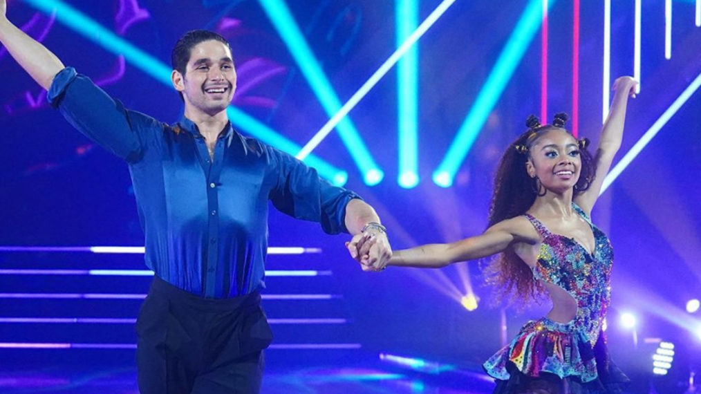 Alan Bersten and Skai Jackson on Dancing With the Stars