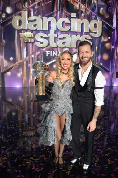 Kaitlyn Bristowe Dancing With the Stars Mirrorball Trophy Season 29 Artem Chigvintsev