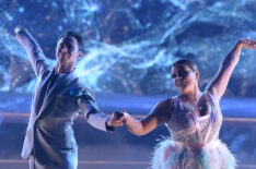 Justina Machado and Sasha Farber on Dancing With the Stars - Season 29