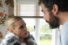 Billie Piper as Suzie and Daniel Ings as Cob in I Hate Suzie