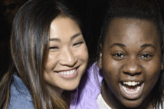 Jenna Ushkowitz and Alex Newell