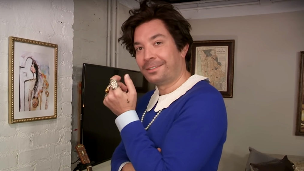 Jimmy Fallon spoofs Vogue's 73 Question as Harry Styles