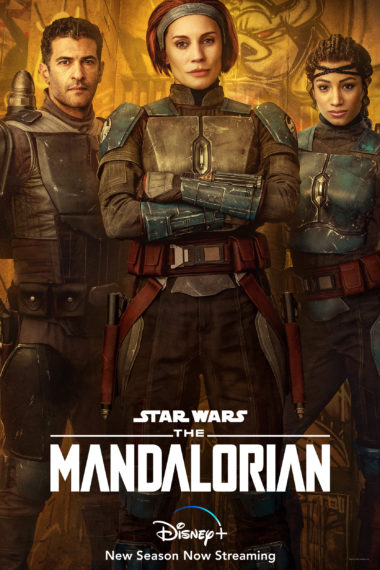 mandalorian bo katan katee sackhoff sasha banks poster