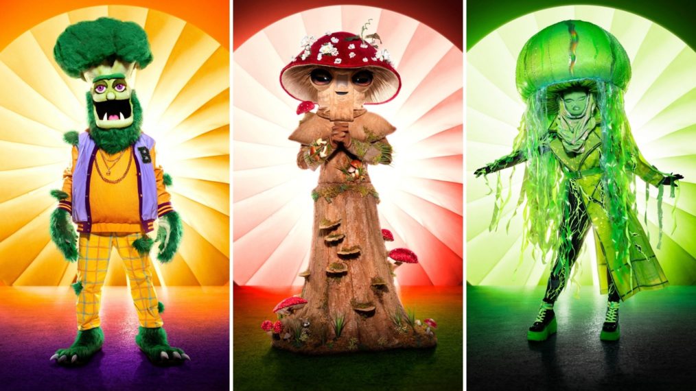 The Masked Singer Season 4 Group C Broccoli Mushroom Jellyfish