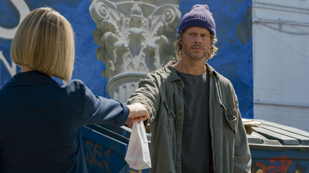 Eric Christian Olsen as Deeks undercover as a homeless person in NCIS Los Angeles - Season 12 Premiere - 'The Bear'