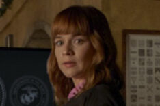 NCIS: Los Angeles - Season 12 premiere - Renée Felice Smith as Nell Hetty at desk