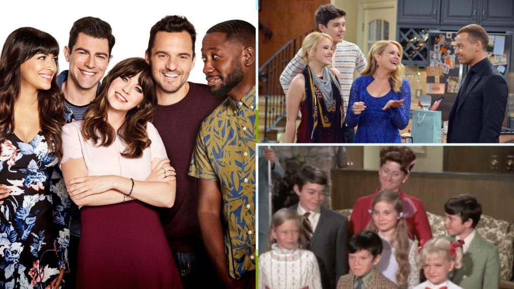 new girl, fox, melissa and joey, freeform, the brady bunch, abc