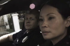 Michael Cudlitz and Lucy Liu in Southland