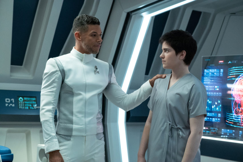 Wilson Cruz Blu del Barrio Star Trek Discovery